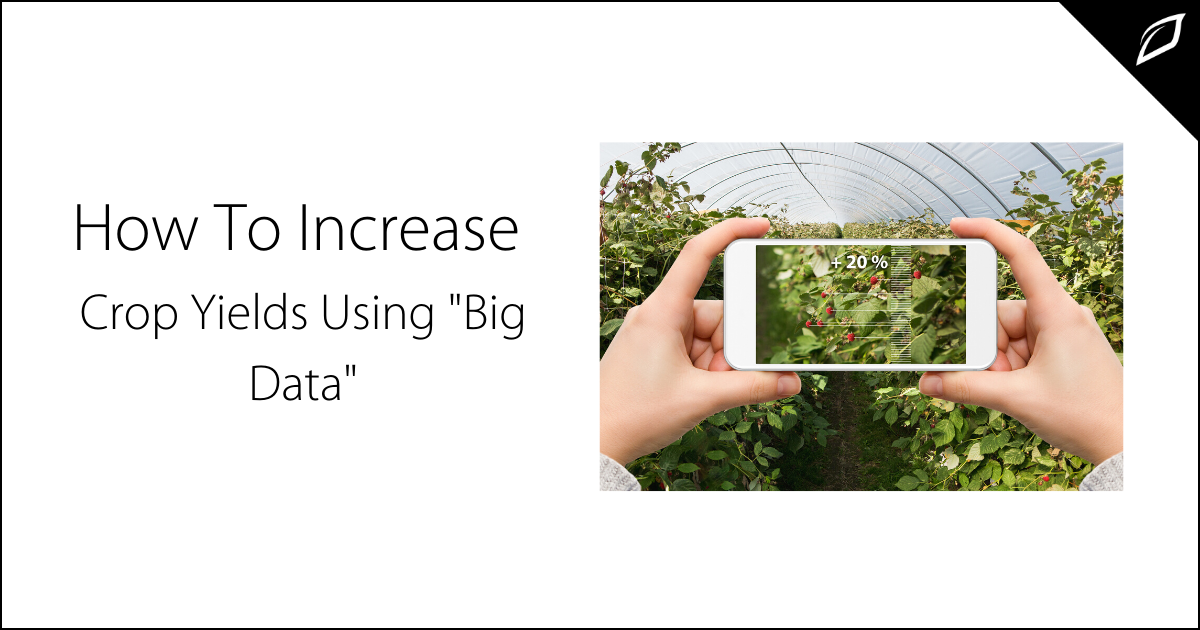 How To Increase Crop Yields Using Big Data