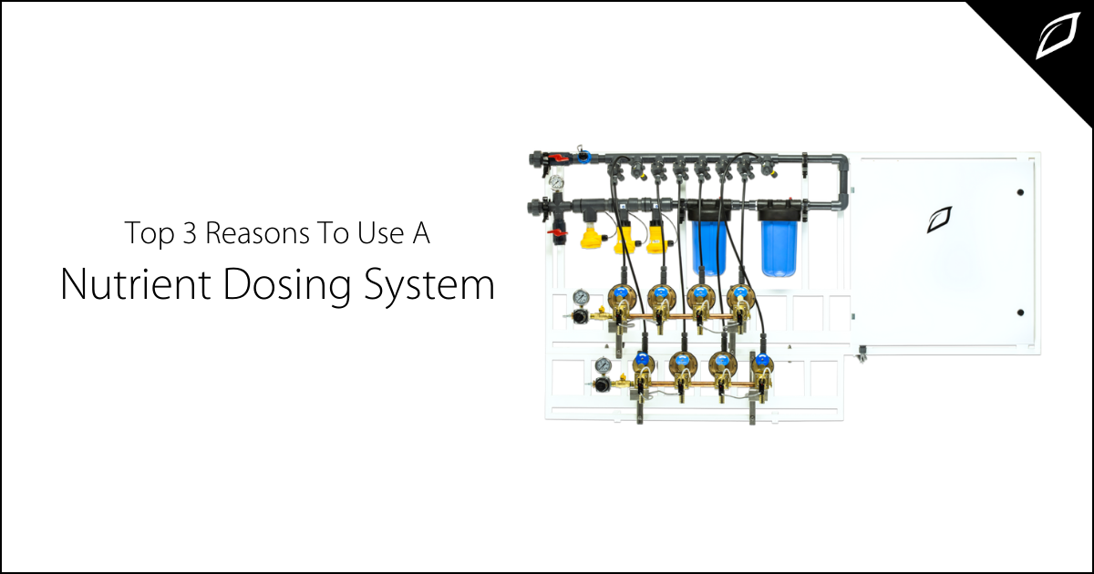 Top 3 Reasons To Use A Nutrient Dosing System